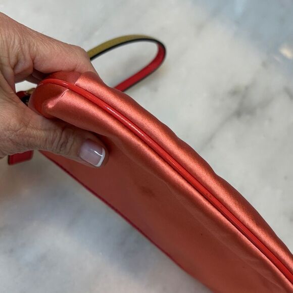 Coach Amanda Sateen Horse & Carriage Large Wristlet Clutch Bag - Picture 10 of 16